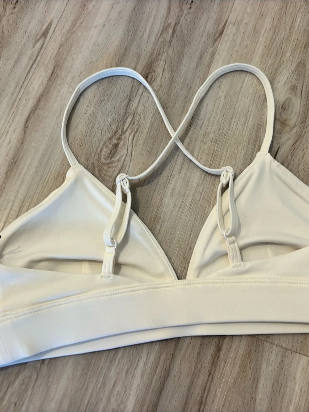 NWT!! ALO Yoga Ivory/Black Splendor Bra